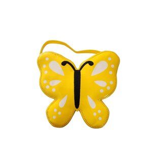 Gymboree Butterfly-Shaped Yellow Crossbody Bag For Kids
